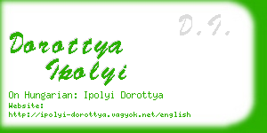 dorottya ipolyi business card